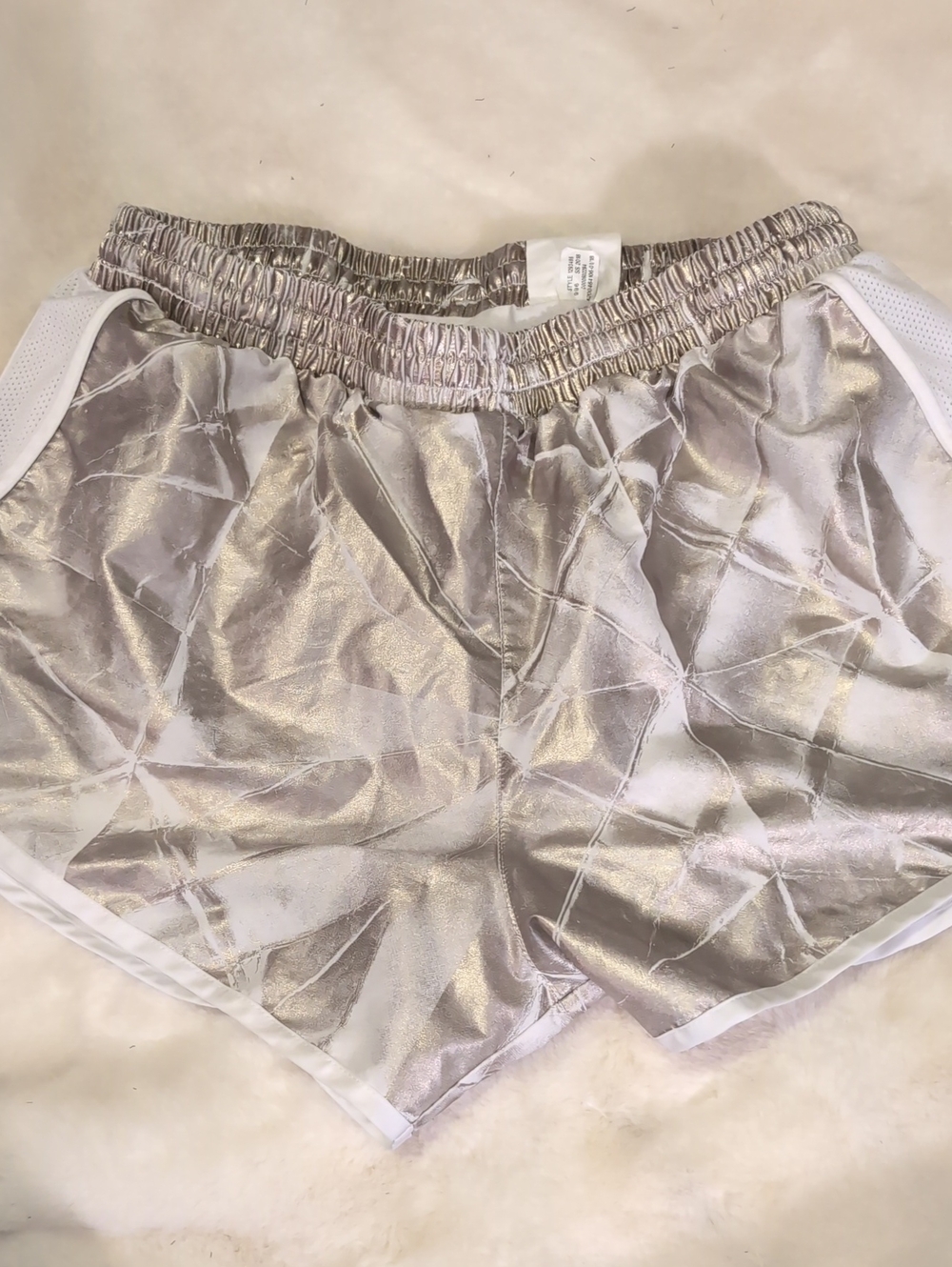 Under Armour Metallic Gold Shorts